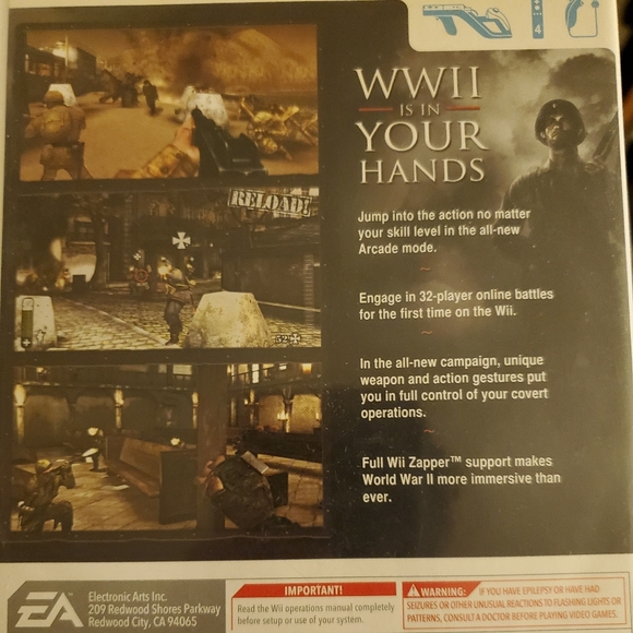 WII Medal of Honor Heroes 2 used game - Picture 3 of 4